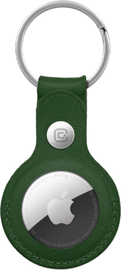 Picture of Crong Brelok Crong Leather Case with Key Ring Apple AirTag (zielony)