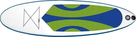 Picture of CS Aqua CS Aqua SUP Board - Stand Up Paddleboard - 300x83x15 cm max 120 kg. Green/Blue