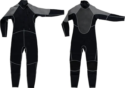 Attēls no CS Aqua CS Aqua Wetsuit Unisex Neopren Black - Medium