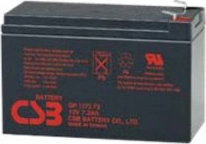 Attēls no CSB Battery Battery 12V 7.2Ah F1 | GP1272F1