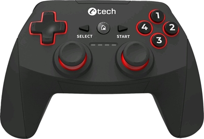 Изображение C-TECH Gamepad Khort pro PC/PS3/Android, 2x analog, X-input, vibraní, bezdrátový, USB