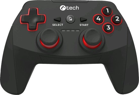 Изображение C-TECH Gamepad Khort pro PC/PS3/Android, 2x analog, X-input, vibraní, bezdrátový, USB