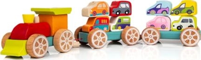 Attēls no Cubika Drewniany pocig z samochodami 18m+ Cubika