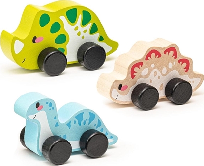 Attēls no Cubika Drewniany zestaw Radosne Dinozaury