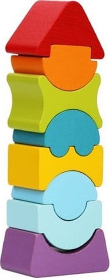 Picture of Cubika Zestaw drewnianych klocków ELASTYCZNA WIEA 8