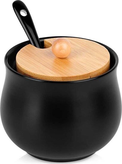 Picture of CUKIERNICA CUKIERNICZKA CERAMICZNA Z YECZK CZARNA 139683