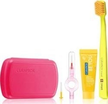 Изображение Curaprox CURAPROX TRAVEL SET CZERWONY