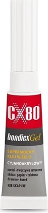 Picture of CX80 CX80 bardzo mocny klej cyjanoakrylowy w elu Bondicx Gel 3 g