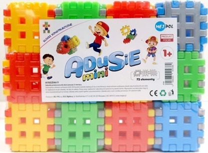 Picture of Czako Klocki konstrukcyjne ADUSIE MINI 72 elementy