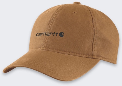 Attēls no Czapka Carhartt Canvas Embroidered Graphic Brown