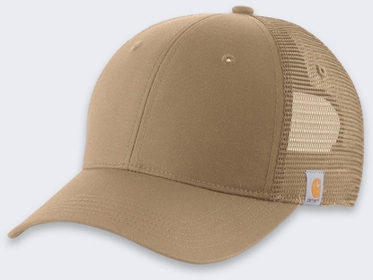 Attēls no Czapka Carhartt Canvas Mesh Back Dark Khaki