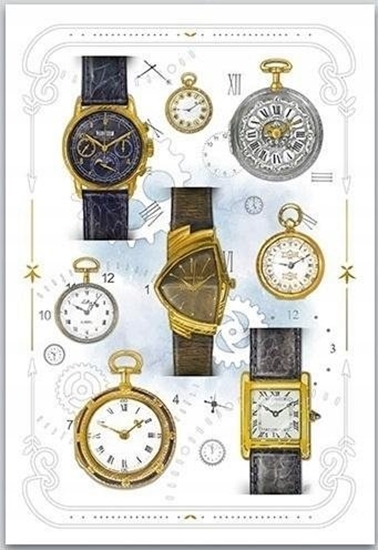 Picture of DA VINCI Karnet 12x18 cm B-BD 502 083 + koperta Zegarki