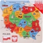 Attēls no Daffi Puzzle drewno mapa Polski D-100 41004