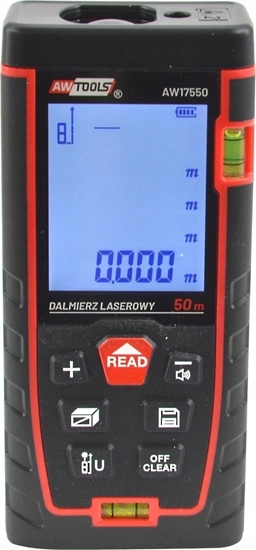 Изображение Dalmierz laserowy AWTools AWTOOLS DALMIERZ LASEROWY  50m