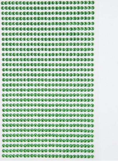 Изображение Dalprint Krysztaki samoprzylepne DPCRAFT 3mm, 806 szt. - light green Dalprint