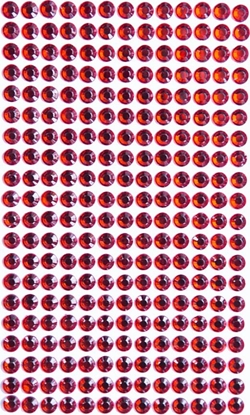 Attēls no Dalprint Krysztaki samoprzylepne DPCRAFT 6mm, 260 szt. - red Dalprint