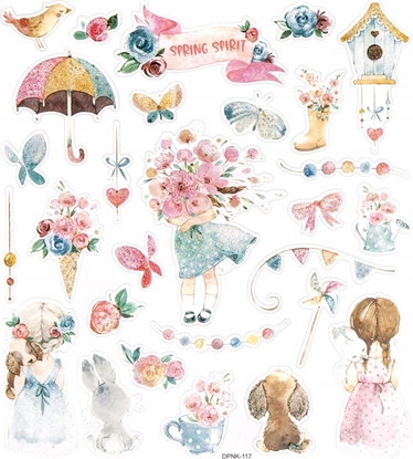 Picture of Dalprint Naklejki z brokatem DPCRAFT Marisella x Me 28szt. Dalprint