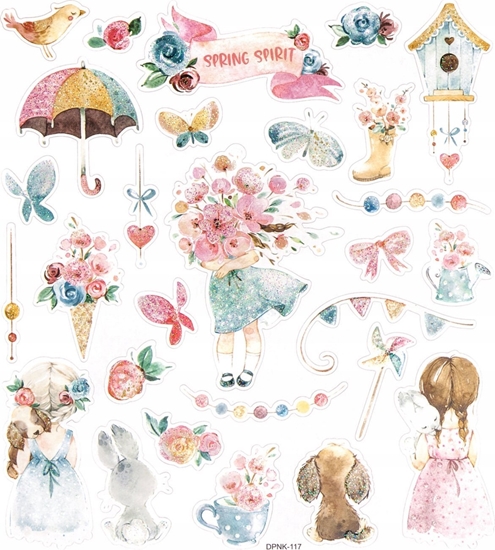 Picture of Dalprint Naklejki z brokatem DPCRAFT Marisella x Me 28szt. Dalprint