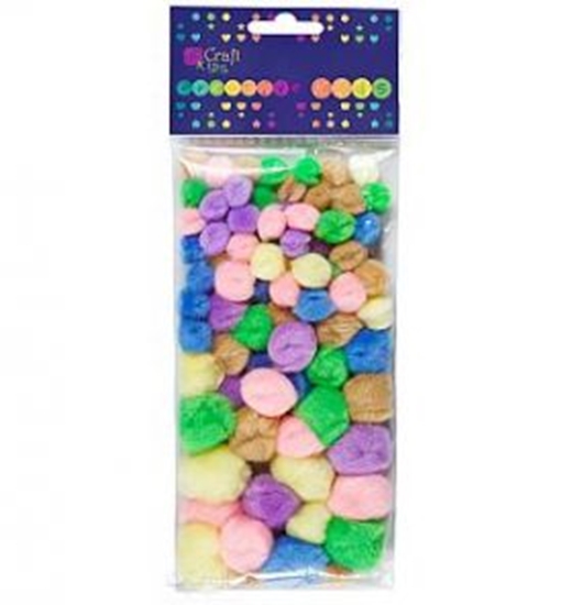 Picture of Dalprint Pompony akrylowe mix pastel