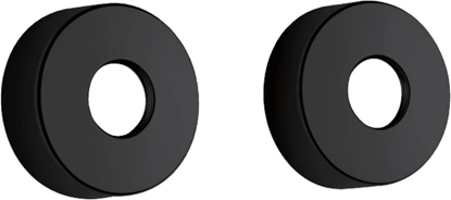 Attēls no Damixa Rossetter 2 stk - mat sort stor Ø75 mm