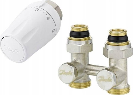Изображение Danfoss Zestaw 2-elementowy prosty z gowic RTW-K