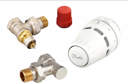 Изображение Danfoss Zestaw 3-elementowy Regus RA nakrtka +RA-N+RLV-S 15 ktowy