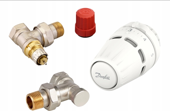 Изображение Danfoss Zestaw 3-elementowy Regus RA nakrtka +RA-N+RLV-S 15 ktowy