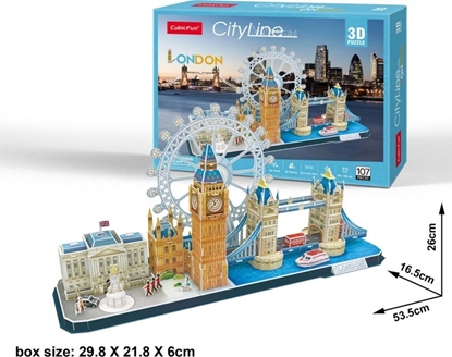 Picture of Dante Puzzle 3D City Line London 20253