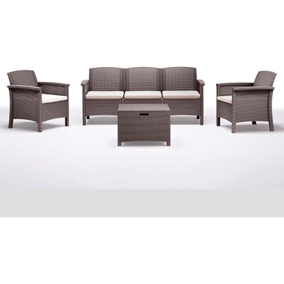 Picture of Darza mebelu komplekts Set Venezia 3 bruns 8003723391686