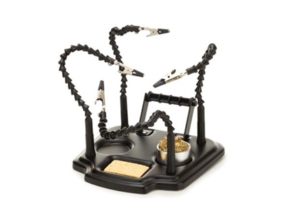 Attēls no Daudzfunkcionāls trešās rokas rīks ar 4 regulējamām rokām un lodēšanas turētāju