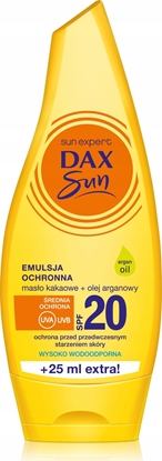 Attēls no DAX Dax Sun Emulsja ochronna do opalania z masem kakaowym i olejem arganowym SPF20 175ml