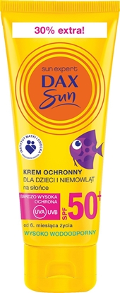 Attēls no DAX Dax Sun Krem ochronny na soce dla dzieci i niemowlt SPF50+ 75ml