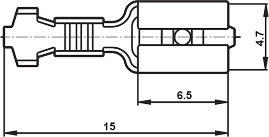 Picture of DAX KONEKTOR ESKI KSG-4.7/1.0*P100