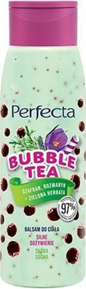 Picture of DAX Perfecta Bubble Tea Balsam do ciaa Silne Odywienie - Szafran,Rozmaryn i Zielona Herbata 400ml