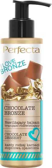 Picture of DAX Perfecta I Love Bronze Nawilajcy Balsam rozwietlajco-brzujcy Chocolate Dessert 195ml