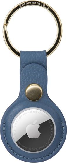 Изображение dbramante Copenhagen - AirTag Key Ring - Um Blue/Gold