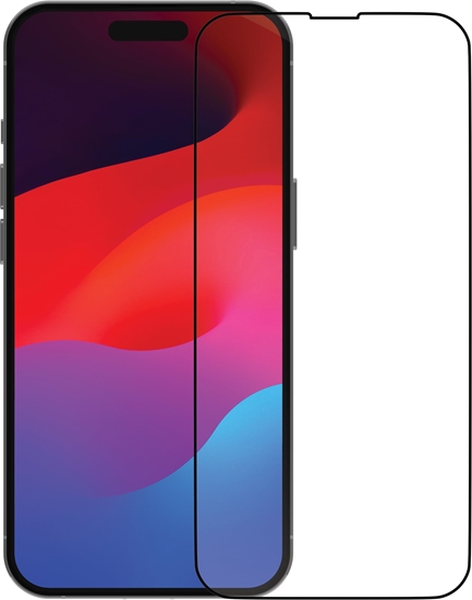 Picture of dbramante Dbramante1928 Eco-Shield* screen protector, iPhone 15 Pro, black edges