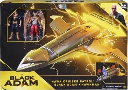 Attēls no DC Comics Black Adam Juodas ADAM kosminis laivas su Juodas Adam ir Hawkman figrlmis, 6064871