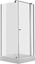 Изображение Deante kabina Cubic kwadratowa, szko transparentne z powok, profil chrom, 90x90 cm (KTI_043P)