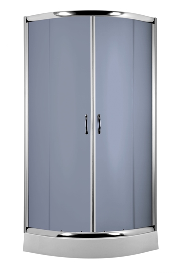 Picture of Deante Kabina póokrga FUNKIA 80cm szko grafitowe profil chrom KYP 452K