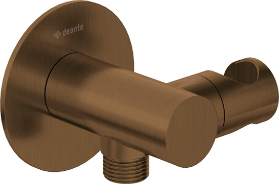 Изображение Deante Przycze ktowe okrge z uchwytem na suchawk