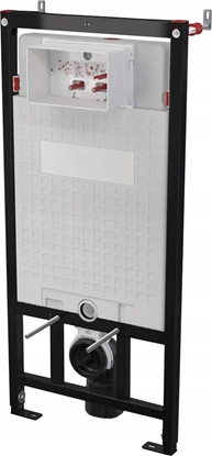 Изображение Deante Stela podtynkowy do misek WC wiszcych - spukiwanie 4/2 l