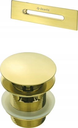 Изображение Deante Zestaw akcesoriów do wanny - korek i przelew