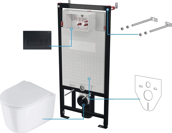 Изображение Deante Zestaw WC podtynkowy 6 w 1
