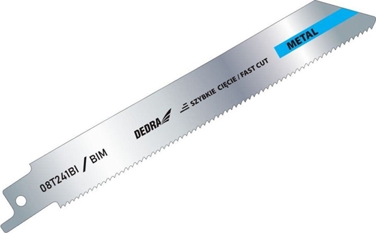 Изображение Dedra Brzeszczoty do piy szablastej 150/125mm, metal, BIM,2szt