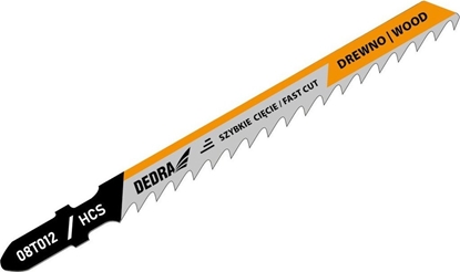 Изображение Dedra Brzeszczoty do wyrzynarki 100/75mm, drewno, HCS, T,2szt