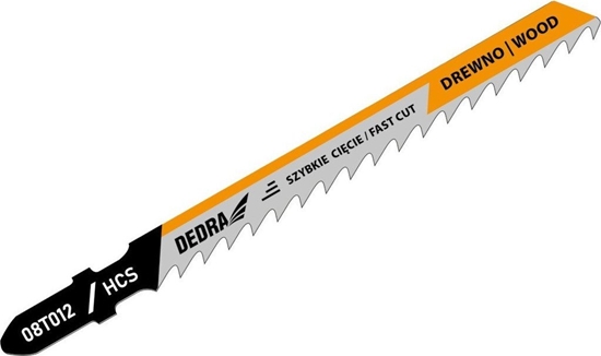 Изображение Dedra Brzeszczoty do wyrzynarki 100/75mm, drewno, HCS, T,2szt
