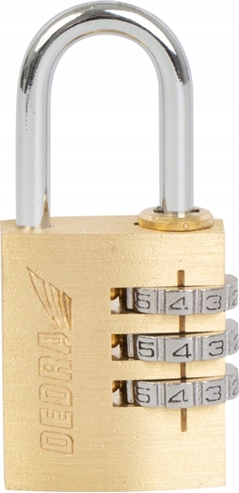 Изображение Dedra Kódka mosina z zamkiem szyfrowym 25mm