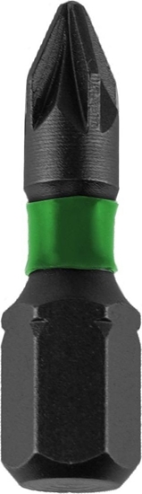 Изображение Dedra Kocówki wkrtakowe udarowe Pozidriv PZ1x25mm, 2szt blister