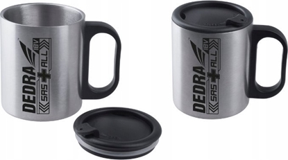 Изображение Dedra Kubek ze stali nierdzewnej z pokrywk